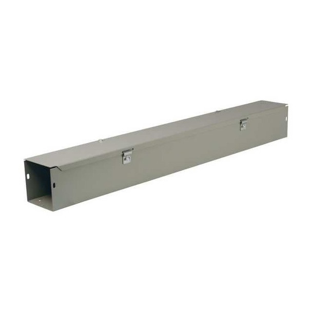 Wiegmann Straight Section Wireway, 1 Rating, Steel, Powder Coated HS6610NK