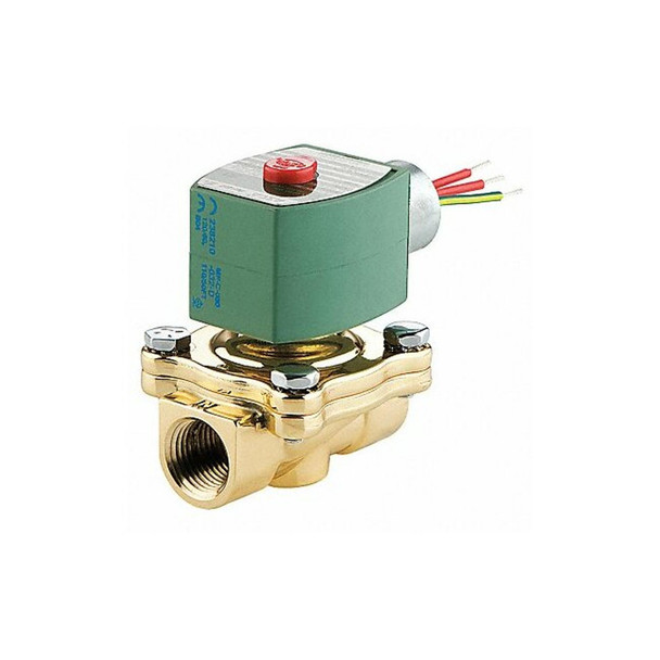 Redhat Solenoid Valve,Brass,NO,Air, Inert Gas 8210G104 Redhat Solenoid Valve,Brass,NO,Air, Inert Gas 8210G104