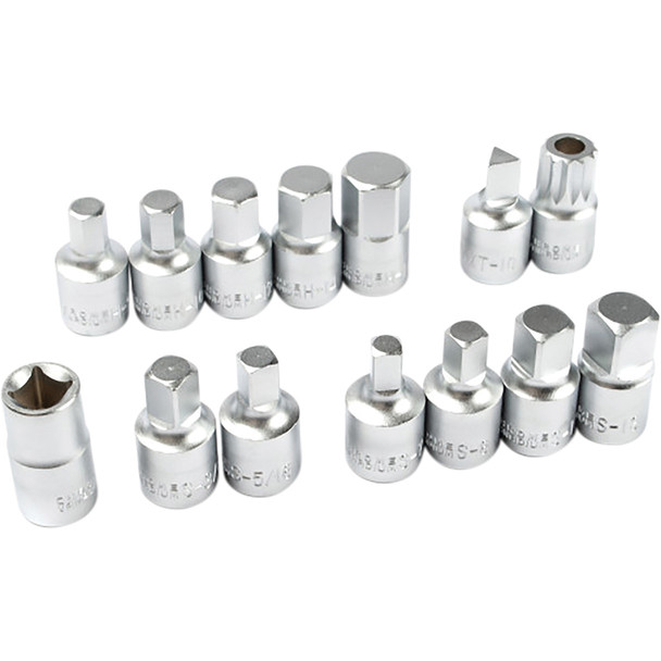 14 pc. 3/8 in. Drive Master Drain Plug Key Set 51771