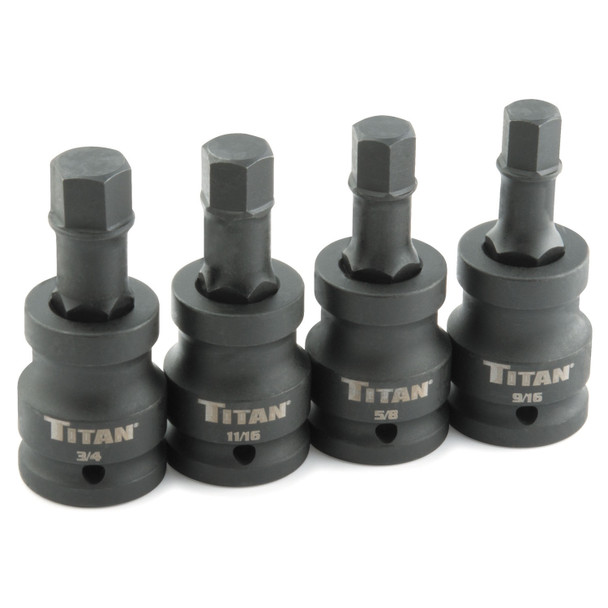 4Pc 3/4"Dr Sae Hex Imp Bit St 44101