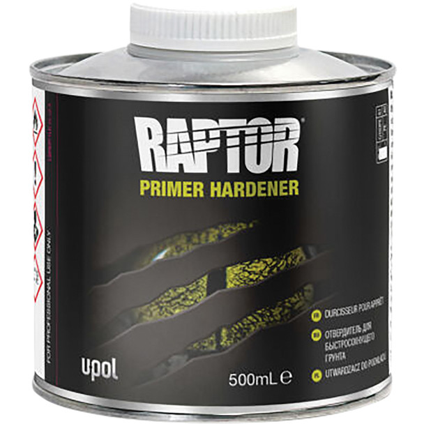 RAPTOR EPOXY PRIMER HARDENER, CLEAR, 500ML UP4833