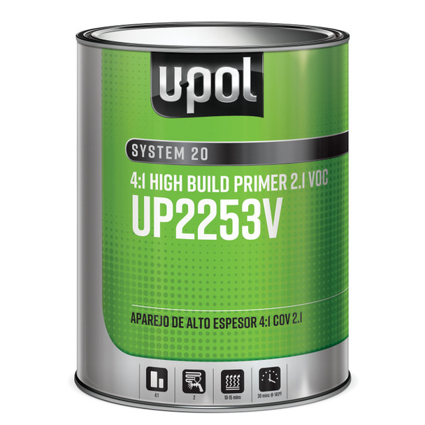 2.1 VOC 4:1 High Build Primer, Gray, 8lbs UP2253V