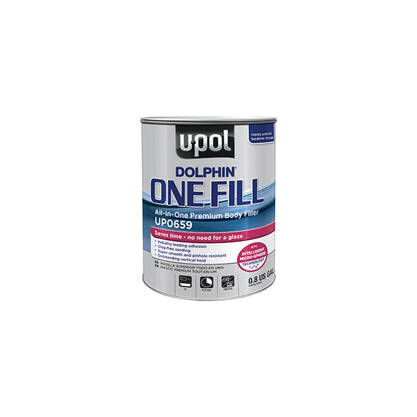 Dolphin ONE FILL All-In-One Premium Body Filler - .8 US Gal Tin UP0659