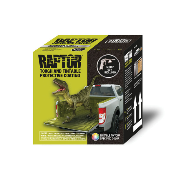 1 US Gallon Kit National Rule Raptor Liner Kit with Gun - Tintable UP0821G