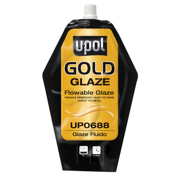 Gold Glaze: Flowable Glaze, Gold, 15 oz UP0688