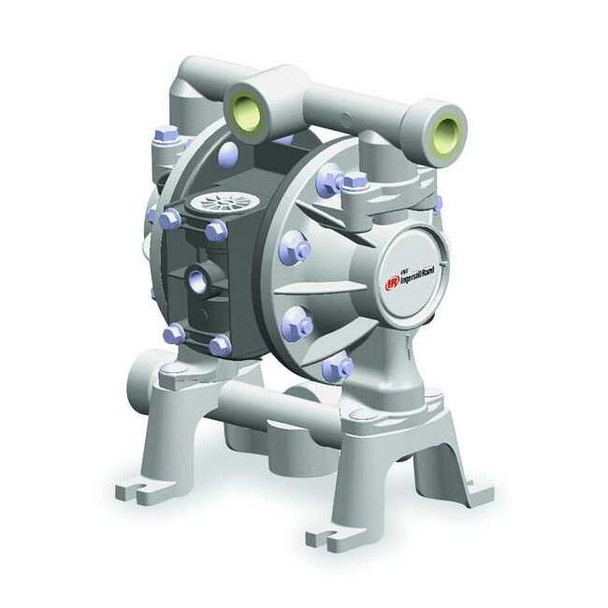 Double Diaphragm Pump, Acetal, Air Operated, Hytrel, 10.6 gpm GPM 180 Degrees F