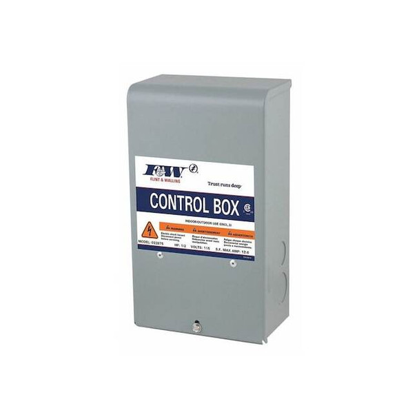 Flint & Walling Motor/Pump Control Box,1 Phase,230V,1.6A 022876
