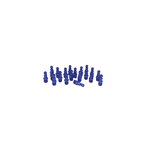 ColorFit Plugs, T-style Blue, 1/4" NPT Male, Box of 20 783TC-20