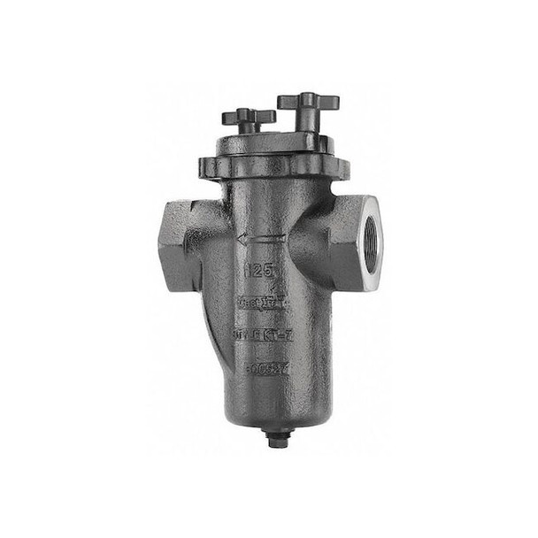 Basket Strainer, 1-1/4" Pipe, Threaded, Cast iron, 200 psi at 150 Degrees F WOG