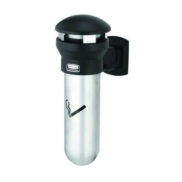 Infinity Cigarette Receptacle, 19/32 gal., Silver