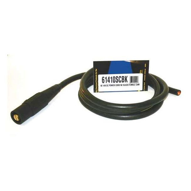 Southwire Cam Lock Power Cord, 400A, 600VAC, CL40FBK 61410SCBK