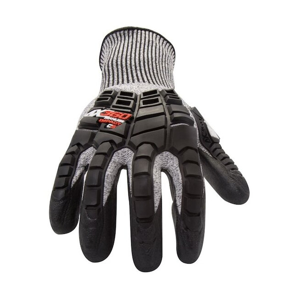 Cut Resistant Impact Coated Gloves, Cut Level 5 ,Foam Nitrile ,XL 1 PR
