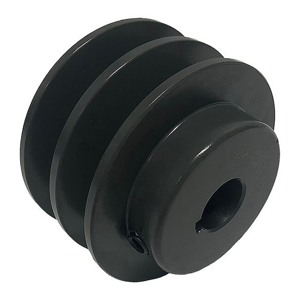 Manufacturer Varies V-Belt Pulley, Cast Iron, Fixed 2AK27X3/4