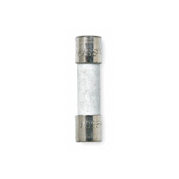Eaton Bussmann Ceramic Fuse, 125mA, 1.5kA at 250V AC, 5 PK S501-125-R
