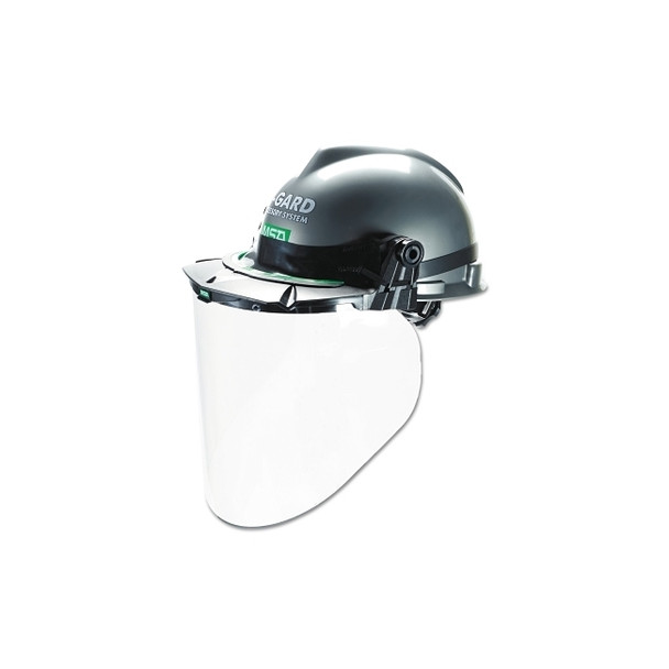 V-Gard® Accessory System General Purpose Visor, Anti-Fog, Anti-Scratch, Clear, 18 in L x 10-3/8 in H