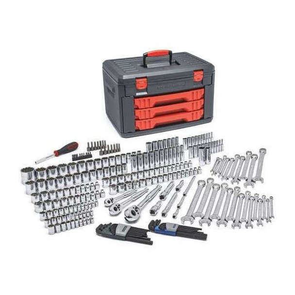Gearwrench 239 Piece Mechanics Tool Set in 3 Drawer Storage Box 80942