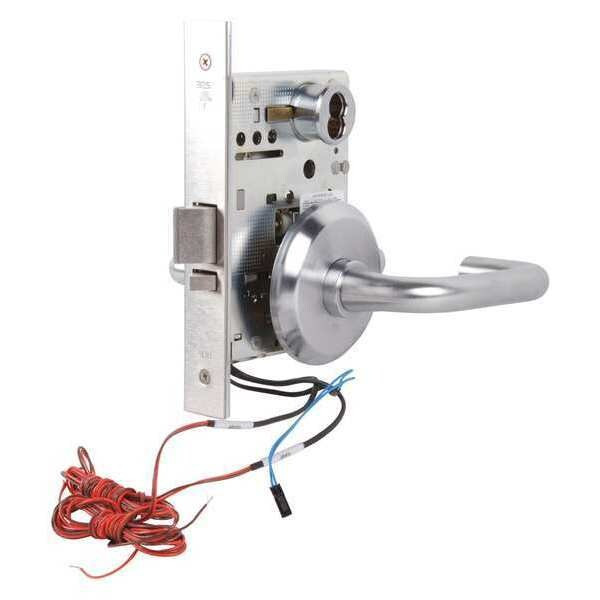 Mortise Lockset, Lever, 40H Ser., 40H Escutcheon, Store, Elec.