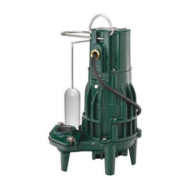 Zoeller EffluentPump,20ft,10.2A,1hp,230VAC 165-0003