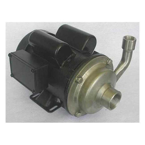 Dayton CentrfPmp,1/2hp,SS,3/4",Crbn/Crmc/FKM/SS 4JMW7