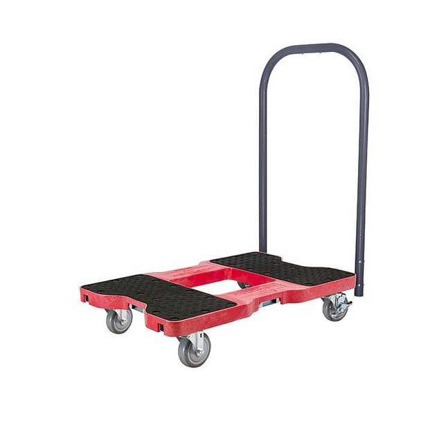 Snap-Loc Platfrm Truck,1500lb,4 Swivel Castrs,Red SL1500P4R