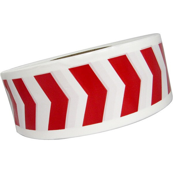 Barricade Tape, No Legend, Red/White, 3 in Wide x 1,000 ft Length, LDPE, 4 mil