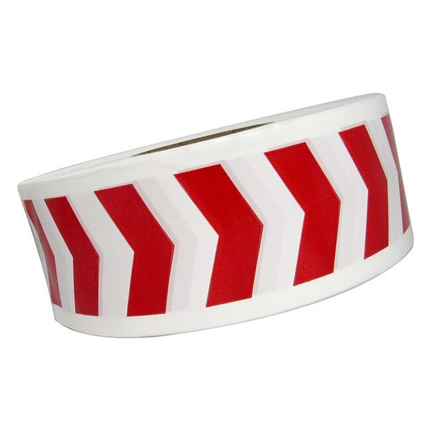 Barricade Tape, No Legend, Red/White, 3 in Wide x 1,000 ft Length, LDPE, 4 mil