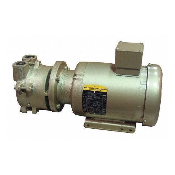 Liquid Ring Vacuum Pump,1 Stage, 35 cfm