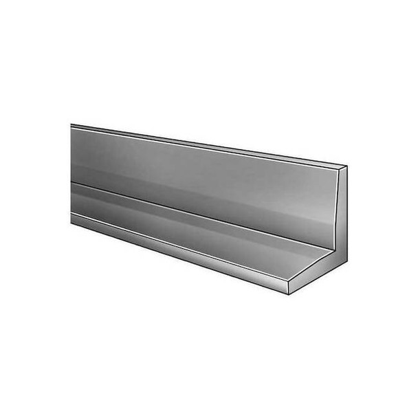 Manufacturer Varies Angle,Al,6061,1/4 In T,2 In Leg,8 Ft L 61A.25X2-96 Pack of 2