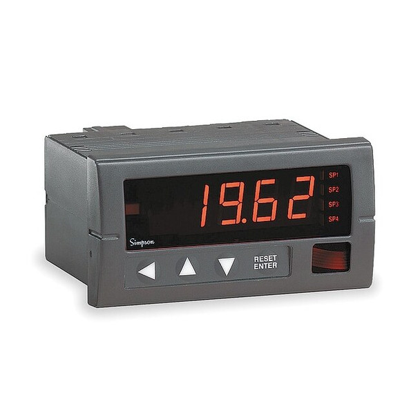 Simpson Electric Digital Panel Meter,Process H335-1-71-020