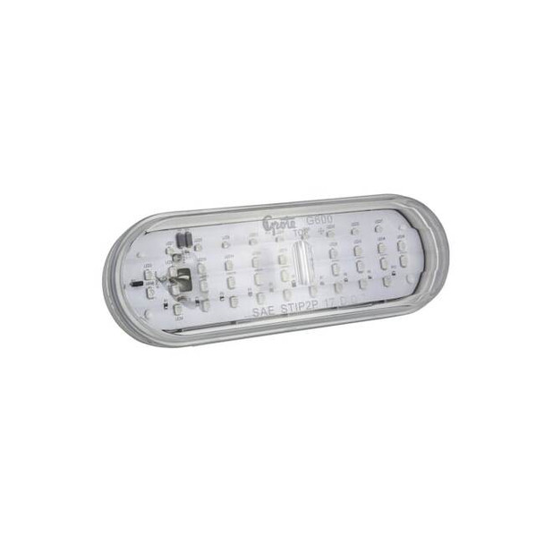 Grote Stop/Turn/Tail Light,Oval,Yellow,6-1/2"L G6013