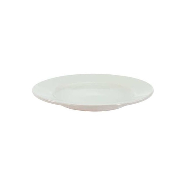 Crestware Plate, 7-1/4", Ceramic Bright White PK36 AL43