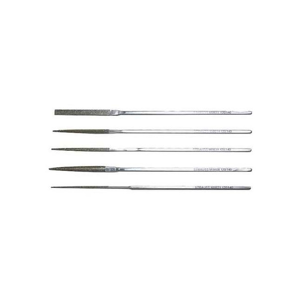 Strauss Escapement File Set,Swiss,5 Pieces MI8632D91