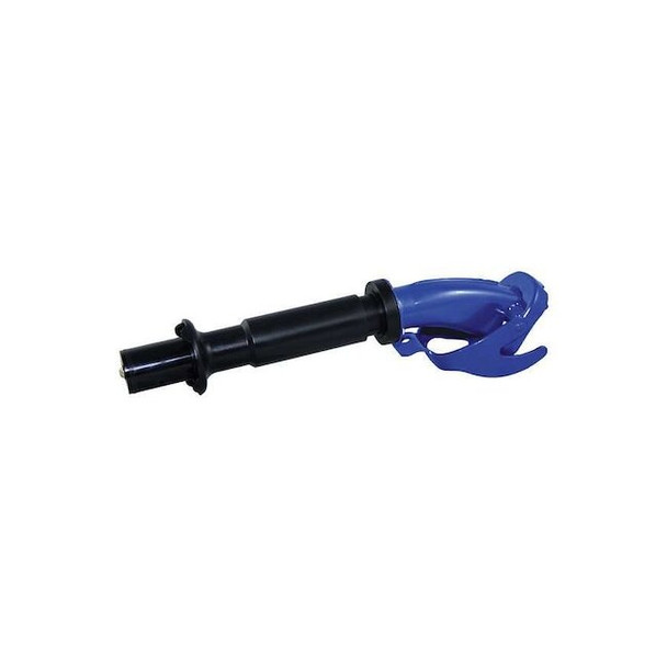 Wavian Rigid Spout, Plastic/Steel, Blue, 1 in Dia. JC00SSBL