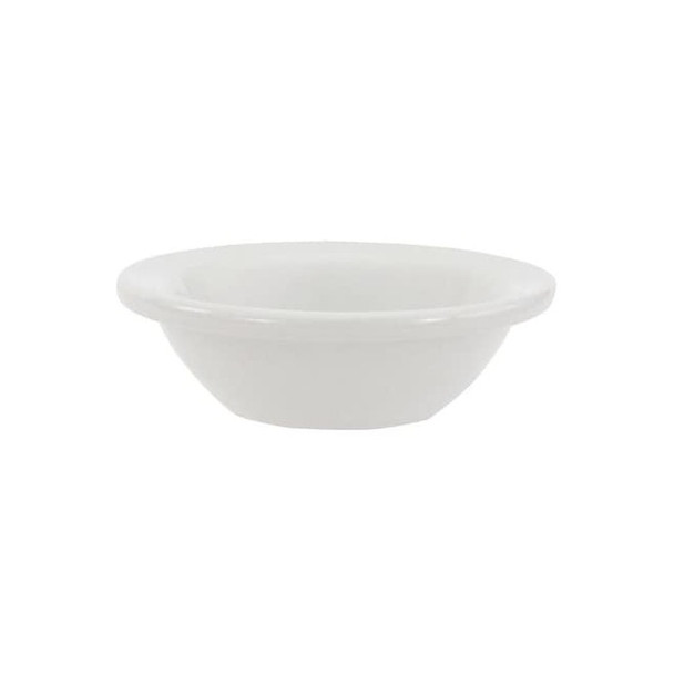 Crestware Fruit Bowl, 4 oz., Ceramic Bright White PK36 ALR31