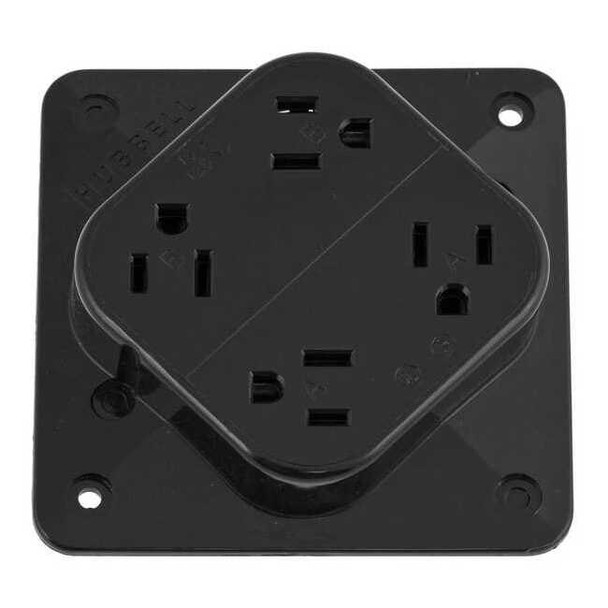 Hubbell Wiring Device-Kellems HBL415BK