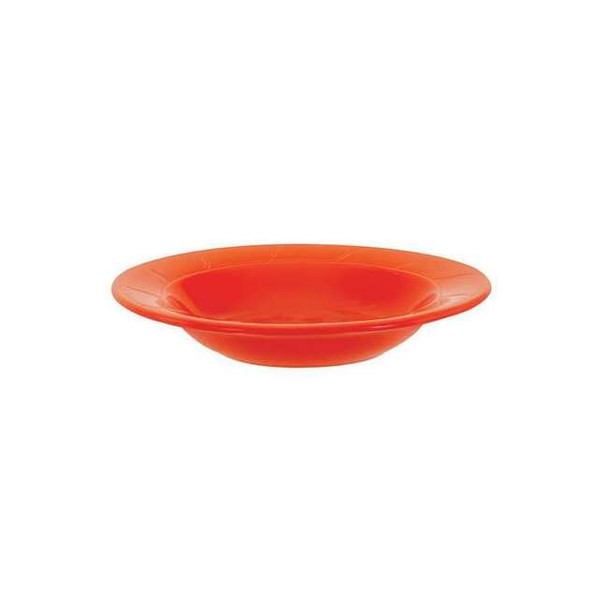 Rimmed Bowl,  12 oz.,  Ceramic Blue/Orange/Rose/Sage/Teal/Yellow PK24