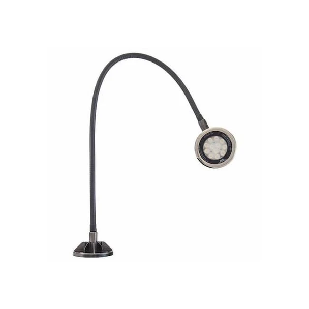 O.C. White Co Spot Light,Gooseneck,18 W,Black LED-MG33-30-120V