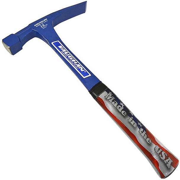 Vaughan Bricklayers Hammer,Steel,18 oz,Textured ABL18