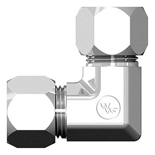 Weatherhead Elbow, Steel, Comp. 3/4 in, Comp. 7/8 in 7505X12X12