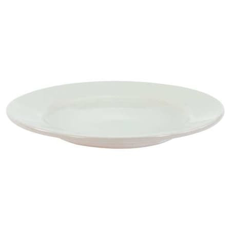 Crestware Plate, 6-1/4", Ceramic Bright White PK36 AL42