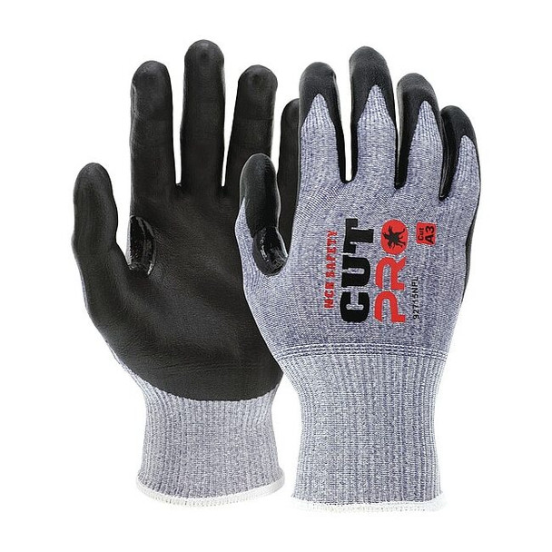 Coated Gloves, Cut Level A3 ,Dipped ,Foam Nitrile ,Sandy ,2XL 12 PK