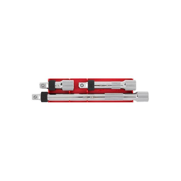 Milwaukee Tool Socket Extension Set,1/2" Drive,3 Pieces 48-22-9362