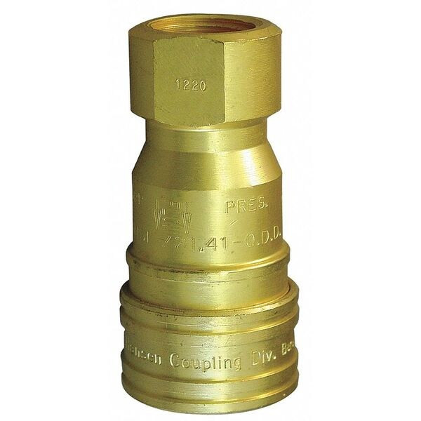Danfoss Coupler Body,(F)NPT,1/2,Brass 100008