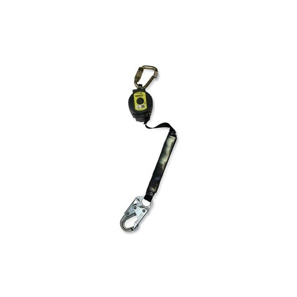 Turbolite™+ Fall Limiter, Vectran, 11 ft, Carabiner, Locking Snap Hook, 420 lb, 1 Leg