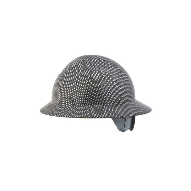 BLOCKHEAD® FG Full Brim Hard Hat, 4 point 370™ Speed Dial, Non-Vented, Black/Gray