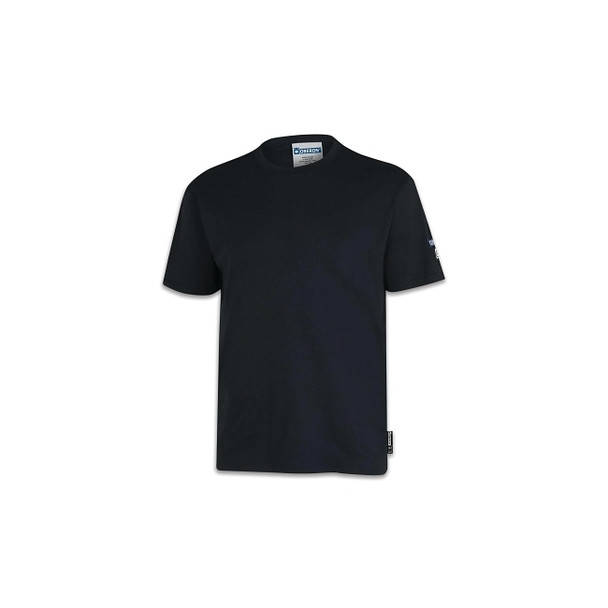 FR/Arc-Rated Safety Shirt, ZFI109, Short-Sleeve, Pullover, Cotton Knit, XL, Navy Blue