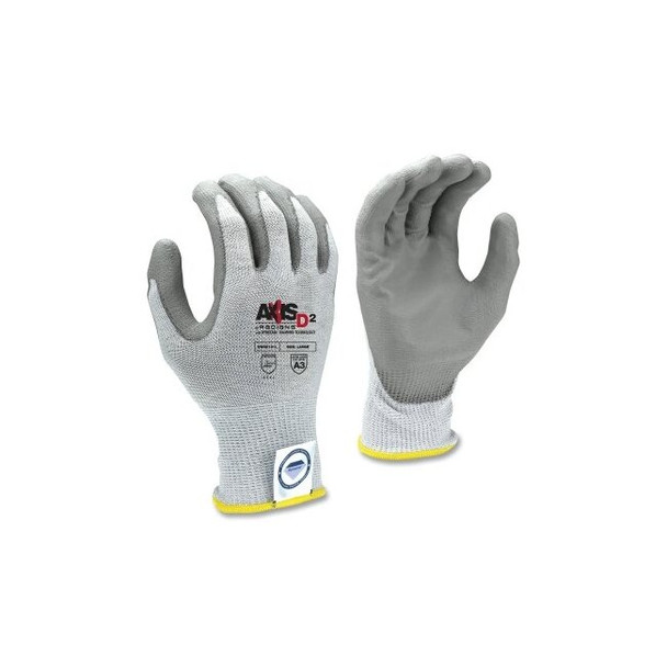 Axis D2™ Dyneema® Cut Protection Gloves, X-Large, Gray Pack of 12