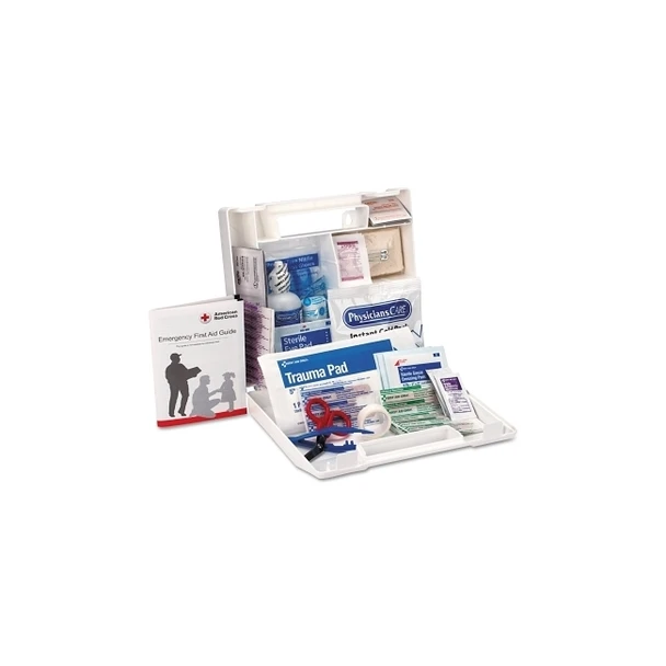 25 Person First Aid Kit, Contractors/Fleet Vehicles/Worksites, Plastic, Wall Mount