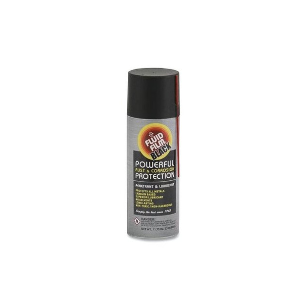 Preventive & Lubricant, 11.75 oz Aerosol Can, Black