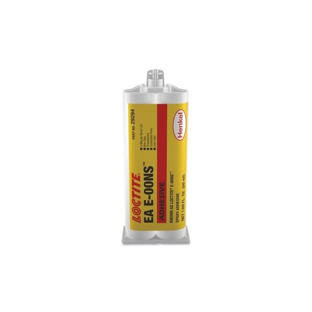Loctite® HYSOL® E-00NS™ Epoxy Structural Adhesive, 50 ml, Dual Cartridge, Clear Pack of 10
